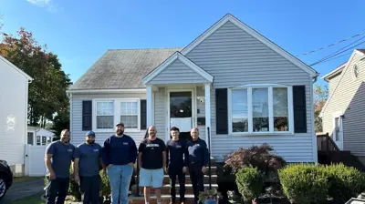 Our team with the Mulvilhill family Photo