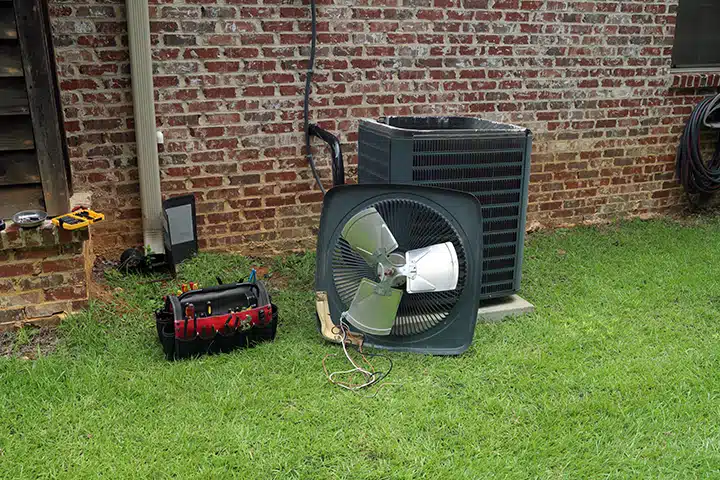 Air conditioner with tools in Franklin NJ